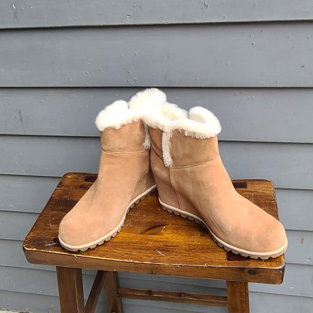 UGG Malvella Chestnut Suede Boots size 9.5 NWOT! - Picture 6 of 12